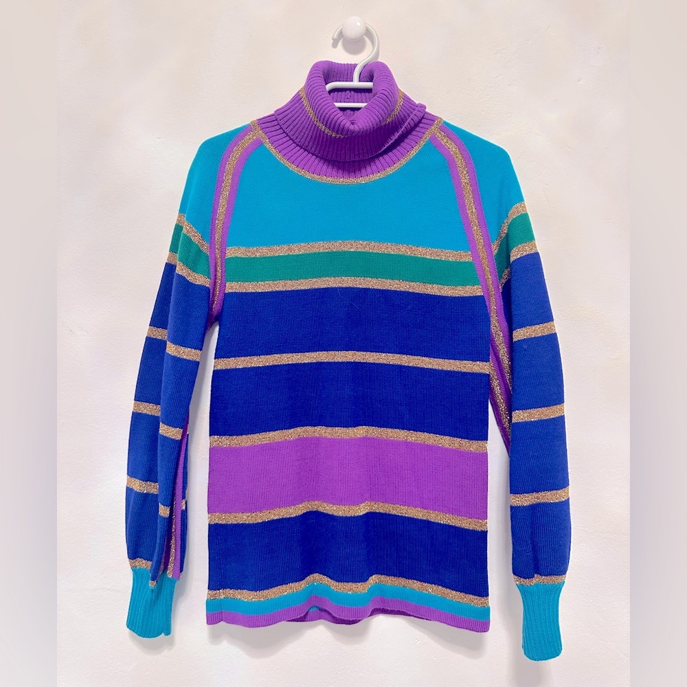 💜Yves Saint Laurent vintage Turtleneck  size 38 exhibited in YSL Paris museum